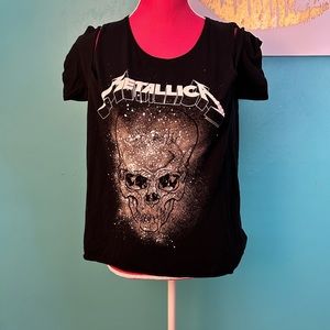 METALLICA COLD SHOULDER T SHIRT😎